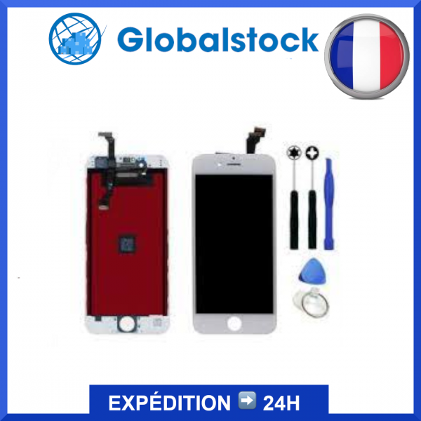 Écran iPhone 6 LCD + vitre tactile - kit outils complet avec outils