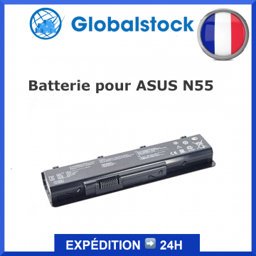 Batterie pour ASUS N45 N45J N45S N55 N55E N55S N75 N75E A32-N55 07G016HY1875