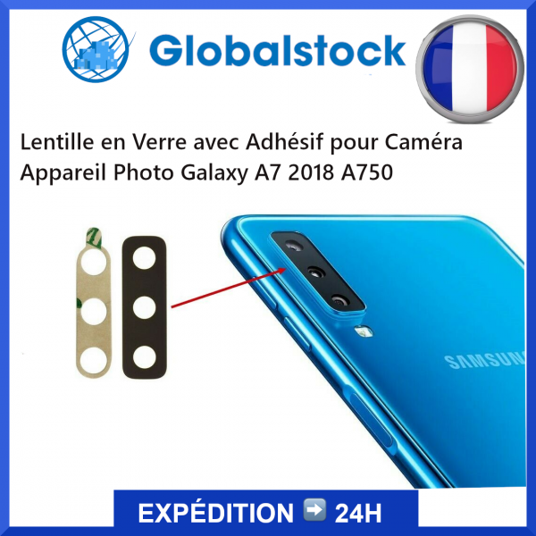 Lentille caméra Caméra Appareil Photo Galaxy A7 2018 A750 - Envoi gratuit 24h