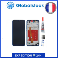 Ecran LCD + vitre tactile Chassis pour Huawei Mate 20 Pro Bleu + outils