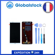 Ecran LCD + vitre tactile pour Huawei Mate 10 Lite Blanc + Outils