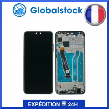 Ecran LCD + Vitre tactile sur châssis pour Huawei Y9 2019 + outils
