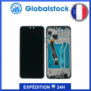 Ecran LCD + Vitre tactile sur châssis pour Huawei Y9 2019 + outils