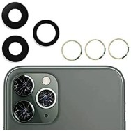 Lentilles en verre pour caméra arrière + adhésifs iPhone 11 Pro