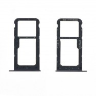 Tiroir SIM + SD pour Honor 9 Lite Noir