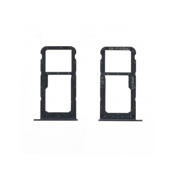 Tiroir SIM + SD pour Honor 9 Lite Noir