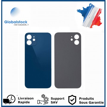 Vitre arrière iPhone 12 Bleu - Envoi gratuit 24h