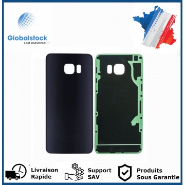Vitre arrière galaxy s6 edge plus noir logo + ce