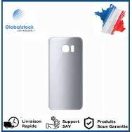 Vitre arrière pour Samsung Galaxy s7 argent