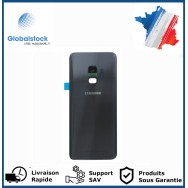 Vitre arrière galaxy s9 gris logo + ce