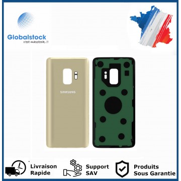 Vitre arrière galaxy s9 or logo + ce
