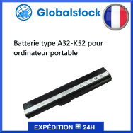 Batterie ASUS A52F A52J K42F K52F A31-K52 A32-K52 A41-K52 A42-K52 5200mAh pour ordinateur portable - Qualité premium