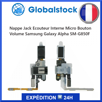 Nappe bouton Samsung Galaxy Alpha SM-G850F - Envoi gratuit 24h