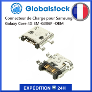 Connecteur de charge Samsung Galaxy Core 4G SM-G386F -OEM - Envoi gratuit 24h
