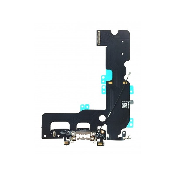 Connecteur de charge pour + Micro + antenna GSM iPhone 7 Plus Blanc
