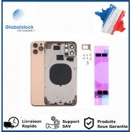 Chassis arrière pour IPhone 11 Pro Max Or Nu