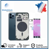 Chassis arrière pour IPhone 12 Pro Bleu Nu