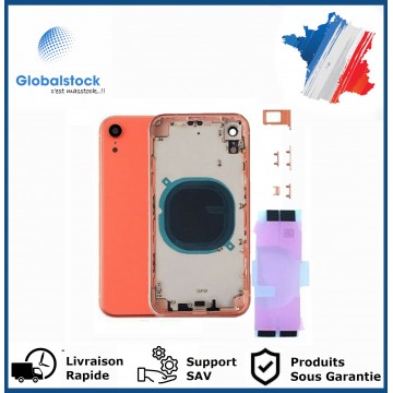 Chassis arrière pour IPhone XR Orange Nu