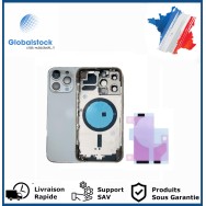 Chassis arrière pour IPhone 13 Pro Argent Nu