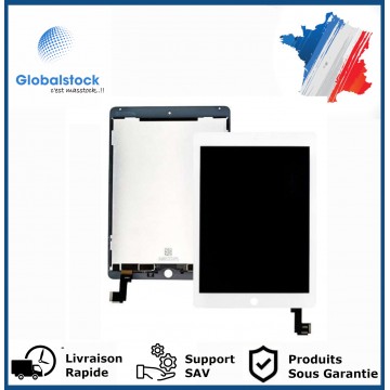 Vitre tactile iPad Air 2 Blanc - Envoi gratuit 24h