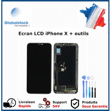 Ecran LCD + vitre tactile TFT + outils pour  iPhone X