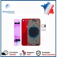 Chassis Arrière pour iPhone 8 Rouge Nu
