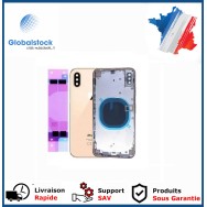 Chassis arrière pour IPhone XS Or Nu