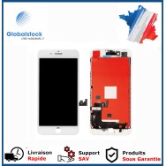 Ecran LCD + vitre tactile pour iPhone 8 Blanc + Outils