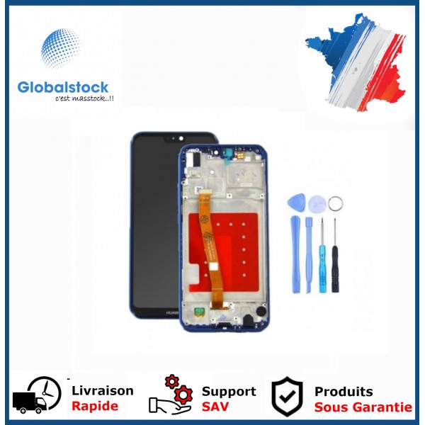 Écran Huawei P20 Lite LCD + vitre tactile - kit outils complet avec outils