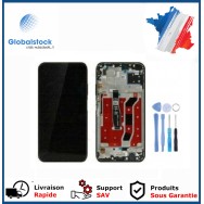 Ecran LCD + Vitre tactile sur châssis pour Huawei P40 Lite Noir + outils