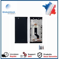 Ecran LCD + Vitre tactile sur châssis pour SONY XPERIA XA1 ULTRA Noir + Outils