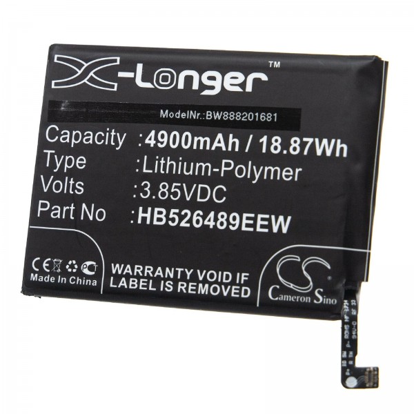 BATTERIE POUR HONOR 9A HUAWEI Y6P HB526489EEW
