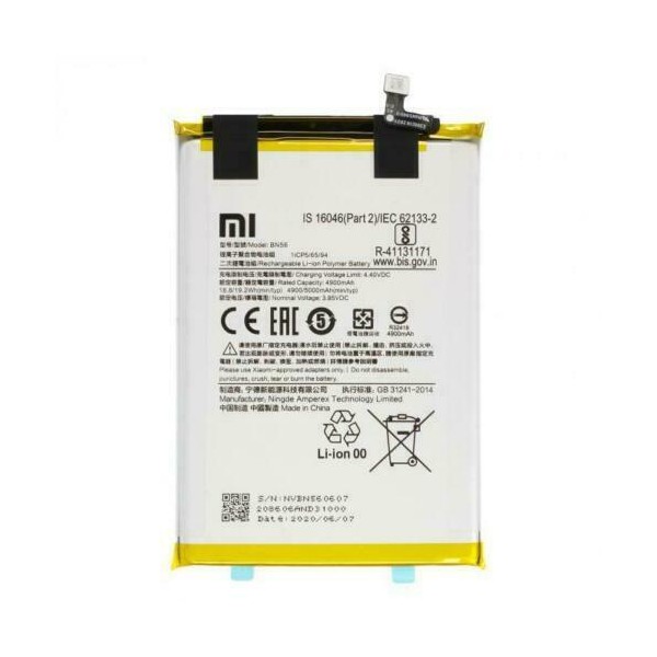 BATTERIE POUR XIAOMI REDMI 9A / REDMI 9C NFC/Poco M2 Pro BN56
