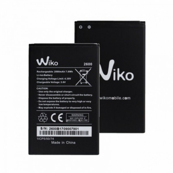 Batterie Wiko Sunny 2 Plus / Sunny 3 / Modele 2600 - 2000mAh - Qualité premium, envoi rapide