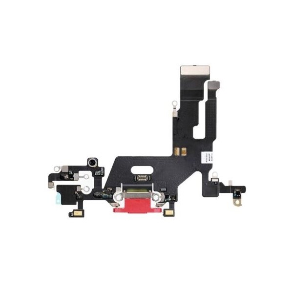 Connecteur de charge pour iPhone 11 rouge