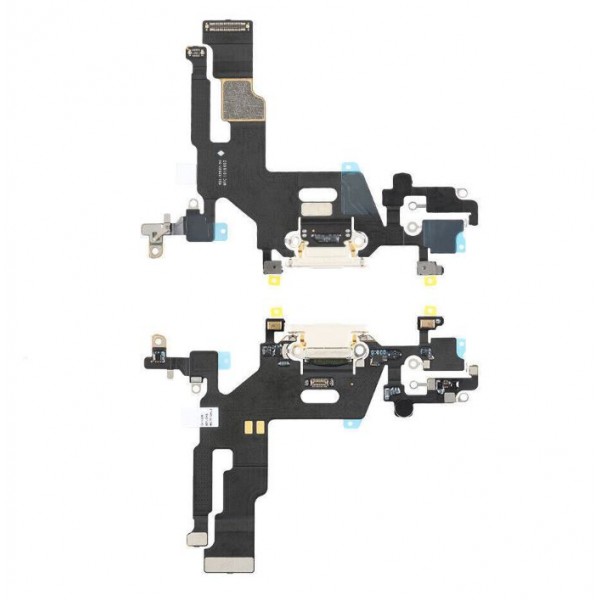 Connecteur de charge pour iPhone 11 jaune