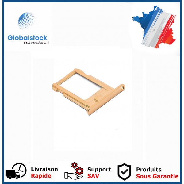 Tiroir sim pour iPhone 7 / 7 Plus OR/Gold