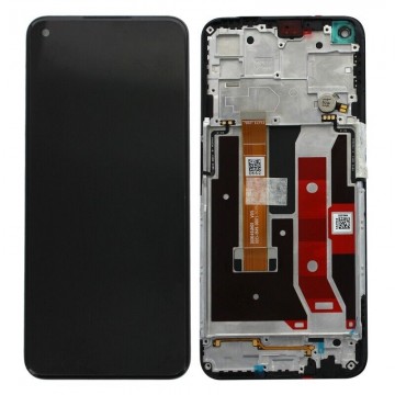 Ecran LCD + Vitre tactile sur châssis pour Oppo A72 5G Noir + outils