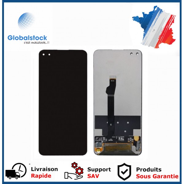 Ecran LCD + vitre tactile pour Honor View 30 / 30 Pro Noir + outils