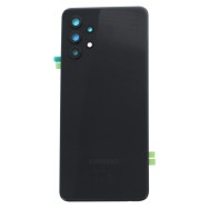 Vitre arrière Samsung Galaxy A32 4G Noir avec lentille caméra