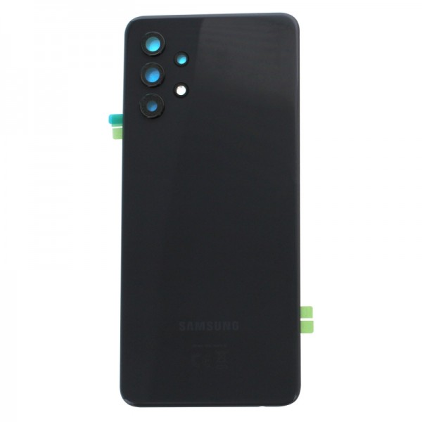 Vitre arrière galaxy s9 noir logo + ce