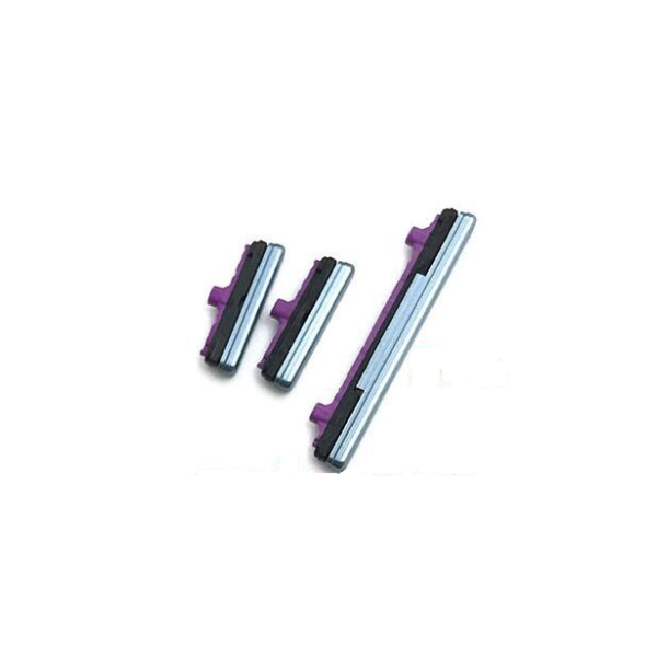 Bouton Volume + power silver pour Samsung Galaxy S10+
