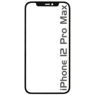 Vitre Tactile remplacement / reconditionnement + châssis + OCA( film Glue) pour iPhone 12 Pro Max