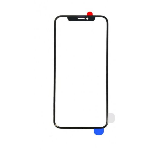 Vitre Tactile remplacement / reconditionnement + châssis + OCA( film Glue) pour iPhone X / XS
