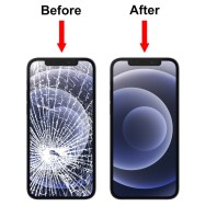 Vitre Tactile remplacement avant + Nappe touch + châssis + OCA pour IPHONE XR