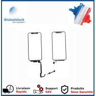 Vitre Tactile remplacement avant + Nappe touch + châssis + OCA pour Iphone X