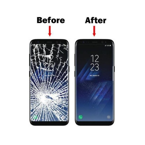 Vitre Tactile remplacement / reconditionnement + OCA( film Glue) pour Samsung Galaxy S8 (G950)