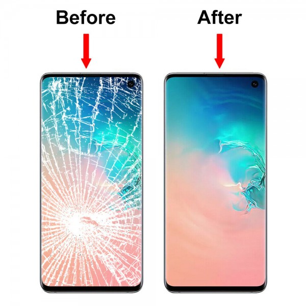 Vitre Tactile remplacement / reconditionnement + OCA( film Glue) Samsung Galaxy S10 (G973F)