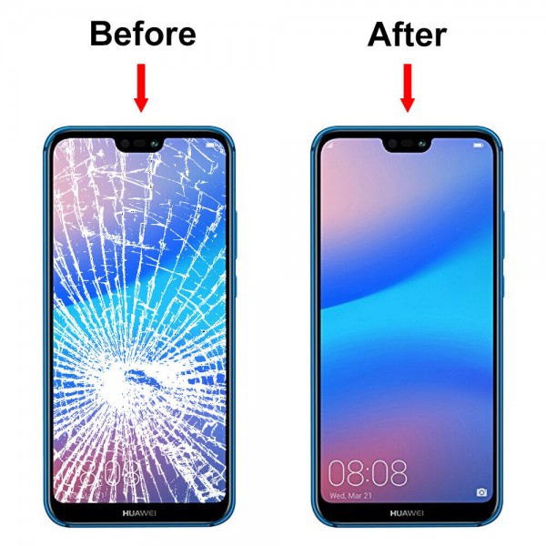 Vitre Tactile remplacement / reconditionnement + OCA( film Glue) Huawei Ascend P30 Pro