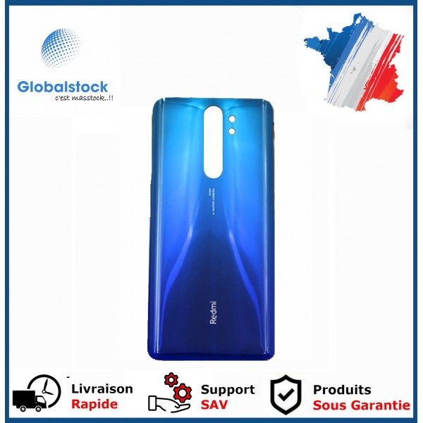 Vitre arrière xiaomi redmi note 8 pro Bleu - Envoi gratuit 24h